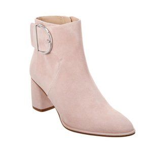 Stuart Weitzman Vienna Suede Bootie | Pink